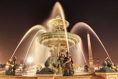 5. Platz: Meeresfontäne auf dem Place de la Concorde in Paris, Frankreich Fotograf: Pierre-Louis Ferrer