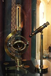 Gyroscope invented by Léon Foucault, and built by Dumoulin-Froment, 1852. National Conservatory of Arts and Crafts museum, Paris.