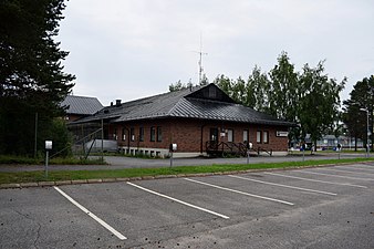 Före detta stabsbyggnad på Furuhedsvägen