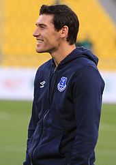 Gareth Barry is the most capped player in Premier League history with 653 appearances. Gareth Barry 2014 2.jpg