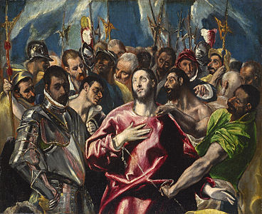 El Greco, Le Partage de la tunique du Christ (entre 1581 et 1586).