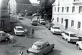 Verkehrschaos in Lauterbach an einem Verkaufstag in den 1980er Jahren