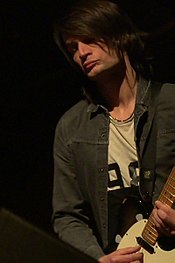 Greenwood performing with the London Contemporary Orchestra in Geneva, 2015 Jonny Greenwood in Geneva (2015).jpg