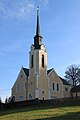 Kirche mit angebauter Aussegnungshalle