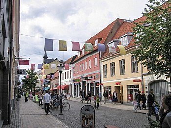 A rua Västra Storgatan