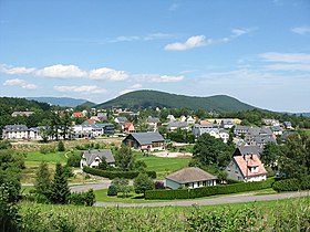 La Place, partie haute du village