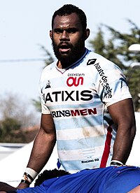 Nakarawa with Racing 92 during a Top 14 game in 2019