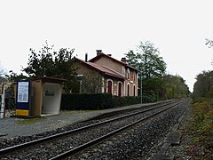 La voie en direction de Brive.