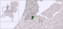 Situo de la komunumo Amstelveen