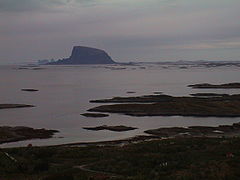 Lovund seen from Dønna