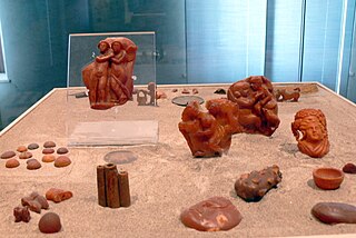 A collection of Roman amber from the Archeological Museum of Aquileia MANA - Bernstein.jpg
