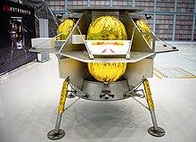 Astrobotic Peregrine lander NASA Selects First Commercial Moon Landing Services for Artemis Program (47974859117).jpg