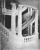 New Theatre - circular main staircases - The Architect 1909.jpg