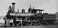 Lokomotiva typu 4-4-0 novější konstrukce z roku 1882
