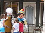 Pinocchio au Magic Kingdom.