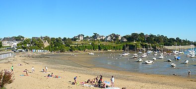 Plage du Béchet à Saint-Briac-sur-Mer en Ille-et-Vilaine.