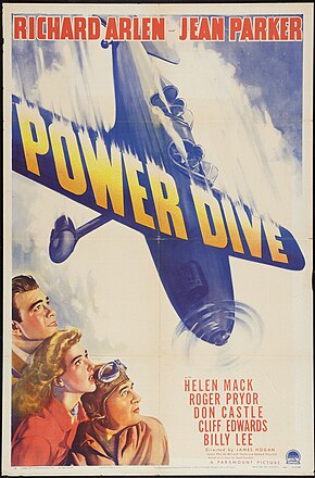 Description de l'image Power Dive (1941) Poster.jpg.