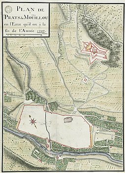 Plan des fortifications à la fin de l'année 1703
