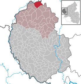 Poziția ortsgemeinde Roth bei Prüm pe harta districtului Eifelkreis Bitburg-Prüm