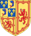 1558–1558 Wappen von Maria Stuart vor der Thronbesteigung Franz II.
