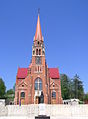 The Polish basilica in Cacica (Polish: Kaczyka)