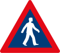 Pedestrian ahead