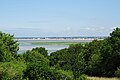 Blick über die Somme-Bucht von Saint-Valery-sur-Somme nach Le Crotoy