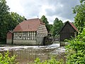 Denkmalgeschützte Schlossmühle zu Rheda, Stadt Rheda-Wiedenbrück im Kreis Gütersloh