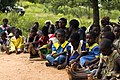 Image 1Children attending a farmer meeting in Nalifu village, Mulanje (from Malawi)