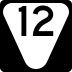 State Route 12 marker