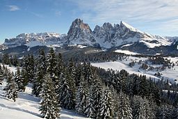 Seiser Alm i december 2008