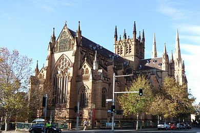 The cathedral seen from the north-west St Mary's Cathedral from the north-west.jpg
