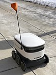 A Starship delivery robot Starship Robot in Winter.jpg