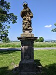 Svijany - socha sv. Jana Nepomuckého (stav květen 2023) (1).jpg