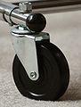 Swivel caster with pintle