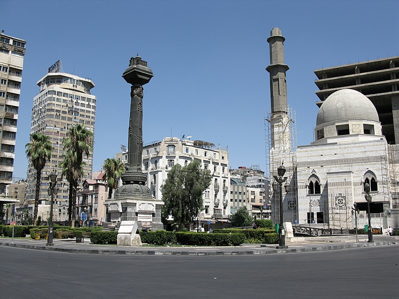 Площадь в центре Дамаска