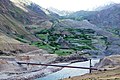 پل دوستی بین افغانستان و تاجیکستان بر فراز رود پنج، در منطقه ونج، و مایمی
