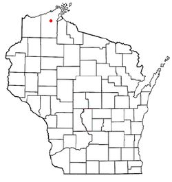 Location of Pilsen, Wisconsin