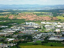 Shale bings near Broxburn, three of a total of 19 in West Lothian, Scotland West Lothian shale bing, Scotland.JPG