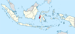 Sulawesi Occidentale – Localizzazione