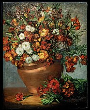 Fleur dans un vase en cuivre, 1884