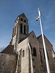 Caméras de vidéo-protection près de l'église.