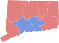 Results for the 1859 Connecticut gubernatorial election by county.