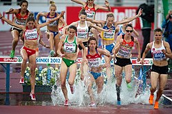 3000 meter hinder vid EM i Helsingfors 2012