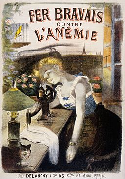 A Parisian seamstress suffering from anaemia is pale and Wellcome L0032772