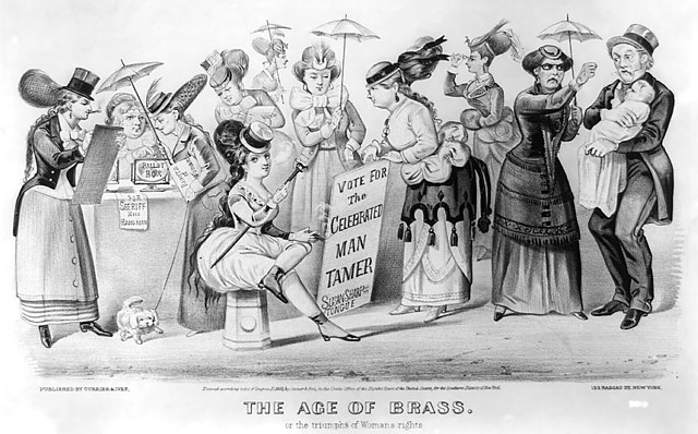 The age of brass. or the triumphs of Woman's rights 