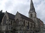 Church of All Saints. Railings at West End, and Churchyard Steps at South East Corner of Church of All Saints