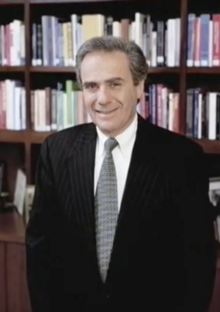 Allan Rosenfield, longtime dean of the Mailman School and women's health advocate during the HIV/AIDS pandemic. The Mailman School's main building was named for Rosenfield. Allan Rosenfield.png