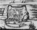 Απεικόνιση της πόλης της Αμμοχώστου στην Κύπρο, 1703