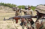 Liberian soldiers armed with MP md. 63